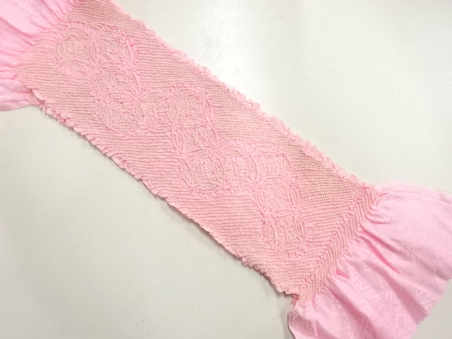 正絹　絞り　帯揚げ